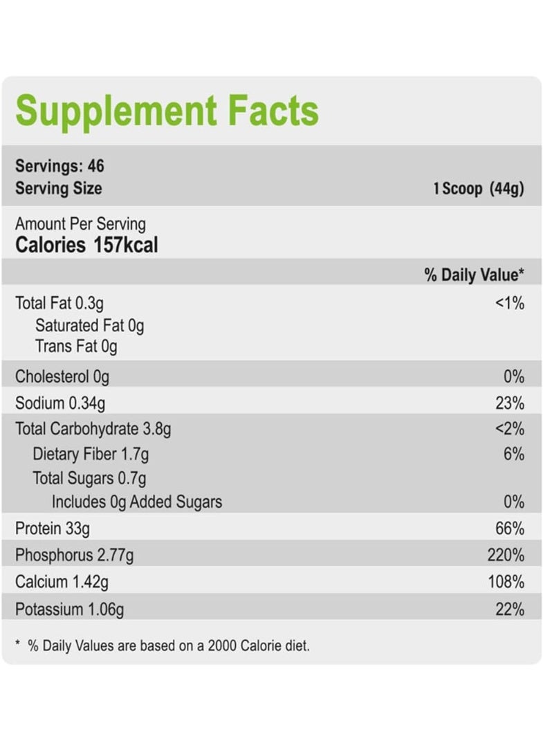 Alpha Vegan Protein Powder, Banana Flavor, Plant-Based Protein Blend, 7G Bcaas, Gluten & Soy Free, Easy Mix